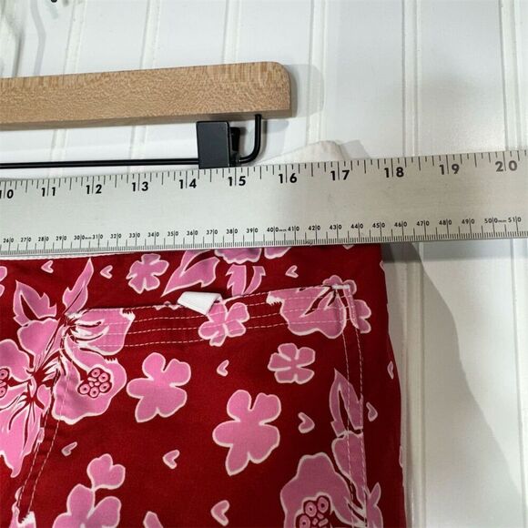 Xhilaration Women's Floral Swim Shorts Red Size XL Beachwear - Picture 4 of 6